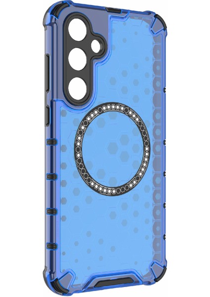 Samsung Galaxy A35 5g Manyetik Kılıf Petek Isı Dağılımı Tpu+Pc Telefon Kılıfı-Mavi (Yurt Dışından) fırsatları