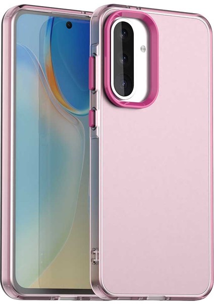 Samsung Galaxy A36 5G/A56 5g Kılıf Pc+Tpu+Pet Mat Düşmeye Karşı Dayanıklı Telefon Arka Kapağı-Kırmızı (Yurt Dışından)