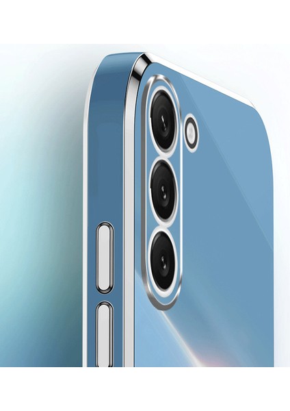 Xınlı Samsung Galaxy S24 Kılıfı Elektrokaplama Tpu Telefon Halkası Ayaklık Arka Kapak-Beyaz (Yurt Dışından) fırsatları