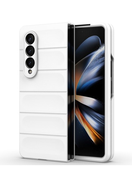 Samsung Galaxy Z Fold4 5g Telefon Kılıfı Sert Pc Darbeye Dayanıklı Kapak-Beyaz (Yurt Dışından) fırsatları