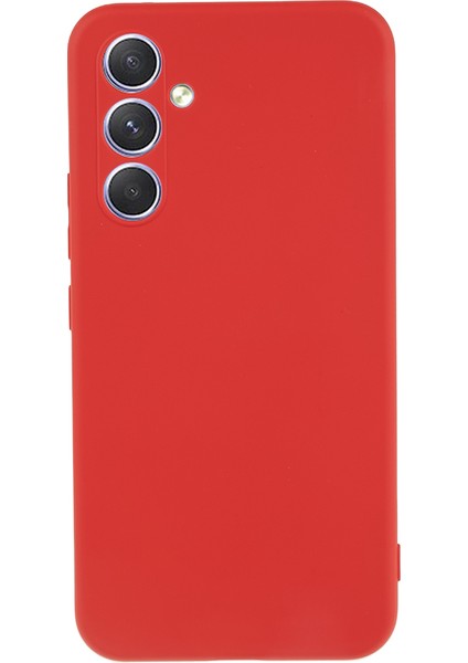 Samsung Galaxy A54 5g Telefon Tpu Kılıf Fiber Astar Ka Cep Telefonu Kılıfı-Kırmızı (Yurt Dışından)