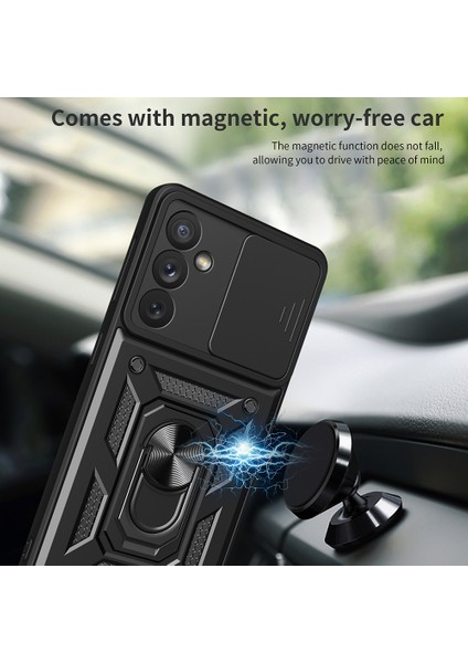 Samsung Galaxy A34 5g Darbeye Dayanıklı Tpu+Pc Kılıfı Halka Destekli Kayar Kamera Koruyucu Çizilmez Arka Kapak-Rose Goldı (Yurt Dışından) modelleri