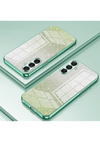 Samsung Galaxy A26 5g Kılıf Galvanik Degrade Parıltılı Tpu Telefon Kılıfı-Yeşil (Yurt Dışından) indirimleri
