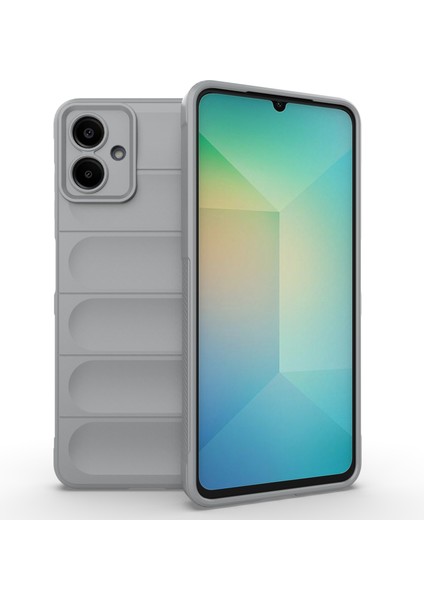 Samsung Galaxy A06 4g Kılıf Düşmeye Karşı Yumuşak Tpu Sağlam Telefon Arka Kapağı-Açık Gri (Yurt Dışından)