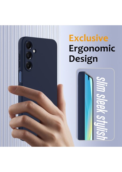 Samsung Galaxy A26 5g Kılıfı Magsafe Anti-Düşme Sıvı Silikon Telefon Kılıfı ile Uyumlu-Koyu Mavi (Yurt Dışından) fırsatları