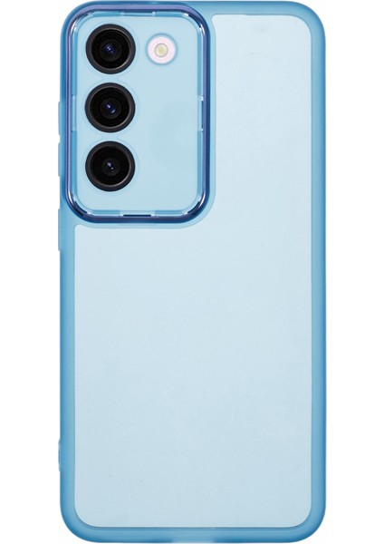 Dksm Serisi Samsung Galaxy S22+5G Kılıf Elektrokaplama Kamera Çerçevesi Tpu Telefon Kılıfı-Şeffaf Camgöbeği (Yurt Dışından)