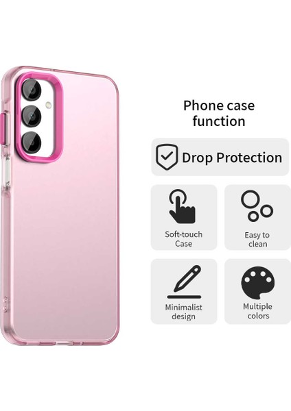 Samsung Galaxy A36 5G/A56 5g Kılıf Pc+Tpu+Pet Mat Düşmeye Karşı Dayanıklı Telefon Arka Kapağı-Kırmızı (Yurt Dışından) fırsatları