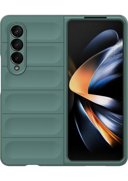 Samsung Galaxy Z Fold4 5g Telefon Kılıfı Sert Pc Darbeye Dayanıklı Kapak-Yeşil (Yurt Dışından) fiyatları