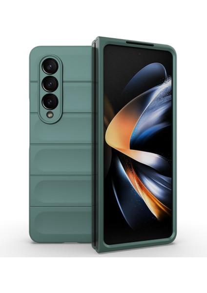Samsung Galaxy Z Fold4 5g Telefon Kılıfı Sert Pc Darbeye Dayanıklı Kapak-Yeşil (Yurt Dışından) indirimleri