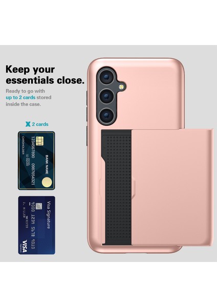 Samsung Galaxy S25 Kılıf Kart Tutucu Tpu+Pc Telefon Arka Kapağı-Ordu Yeşili (Yurt Dışından) fiyatları