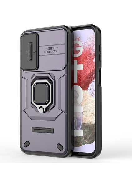 Samsung Galaxy M34 5G/F34 5g Kılıf Slayt Lens Koruyucu Pc+Tpu Telefon Koruyucu Kılıf-Mor (Yurt Dışından) modelleri