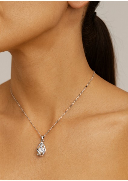 Gümüş Doğal İnci Kadın Kolye fiyatları