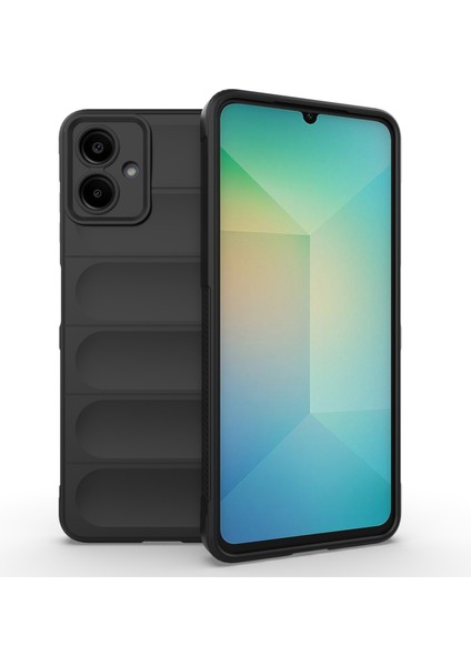 Samsung Galaxy A06 4g Kılıf Düşmeye Karşı Yumuşak Tpu Sağlam Telefon Arka Kapağı-Siyah (Yurt Dışından)