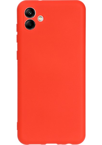Samsung Galaxy A04 4g (164,4 x 76,3 x 9,1 Mm) Sıvı Silikon Telefon Kılıfı Çizilmez Yumuşak Elyaf Astarlı Kamera Koruma Kılıfı Kayışlı-Kırmızı (Yurt Dışından) modelleri