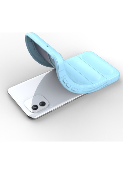 Samsung Galaxy A03 (164,2 x 75,9 x 9,1 Mm) Darbeye Dayanıklı Tpu Cep Telefonu Kılıfı Sağlam Arka Çizilmez Kaymaz Kılıf-Bebek Mavisi (Yurt Dışından) fiyatları