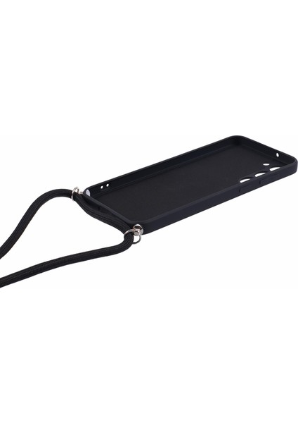 Samsung Galaxy S23 Tpu Kılıf Ka Telefon Kılıfı Uzun Askılı-Siyah (Yurt Dışından) fırsatları