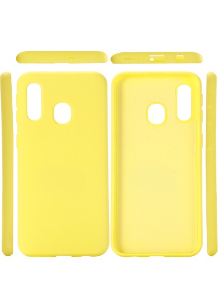 Samsung Galaxy A40-SARI Için Sıvı Silikon Kılıf (Yurt Dışından) fiyatları