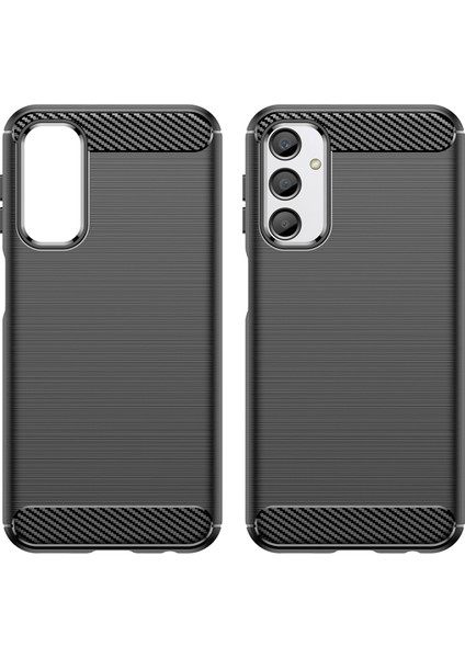 Samsung Galaxy A24 4g (162,1 x 77,6 x 8,3 Mm) Çizilmez Telefon Kılıfı Karbon Fiber Doku Fırçalanmış Yüzey Koruyucu Arka Kapak-Siyah (Yurt Dışından) modelleri