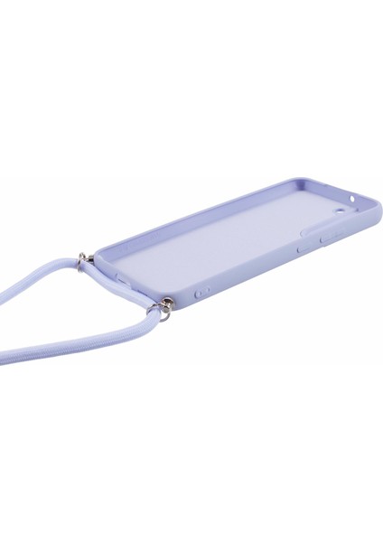 Samsung Galaxy S21+5G Kılıf Tpu Cep Telefonu Kılıfı Uzun Askılı-Açık Mor (Yurt Dışından) fırsatları