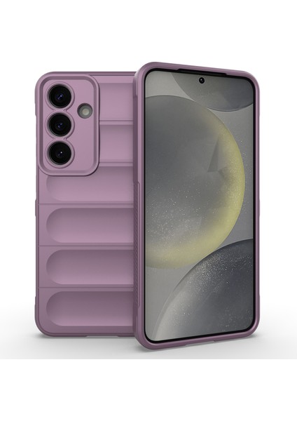 Samsung Galaxy S25 Kılıf Düşmeye Karşı Yumuşak Tpu Sağlam Telefon Arka Kapağı-Açık Mor (Yurt Dışından)