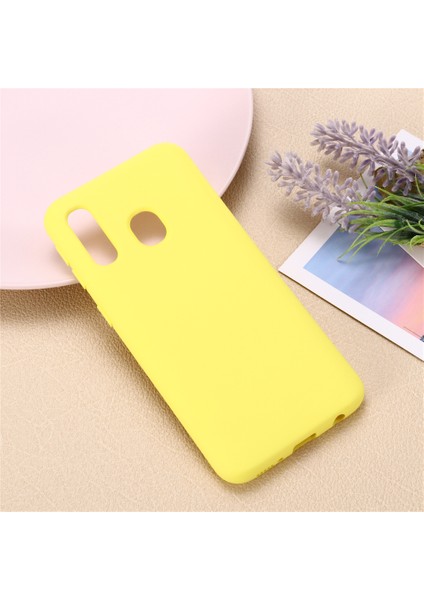 Samsung Galaxy A40-SARI Için Sıvı Silikon Kılıf (Yurt Dışından) indirimleri