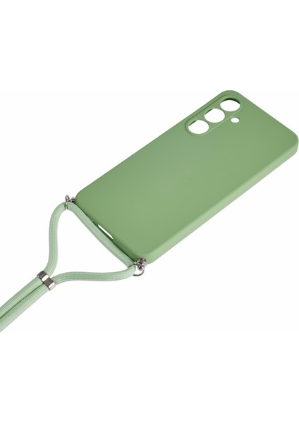 Samsung Galaxy S25 Çapraz Askılı Kılıf Esnek Tpu Fiber Astarlı Darbeye Dayanıklı Telefon Kılıfı-Matcha Yeşili (Yurt Dışından) modelleri