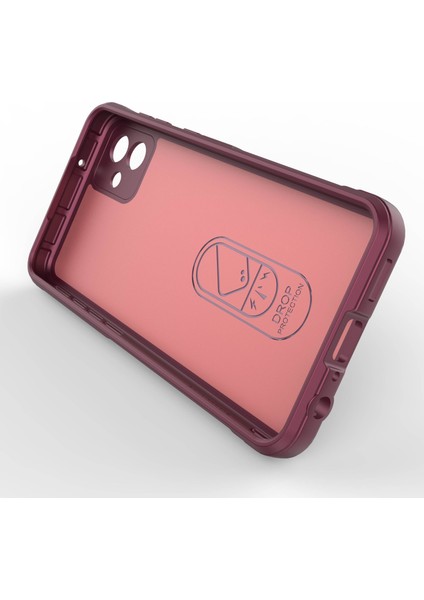 Samsung Galaxy A04 4g (164,4 x 76,3 x 9,1 Mm) Esnek Tpu Cep Telefonu Arka Kapağı Düşme Önleyici Telefon Koruyucu Kılıf-Şarap Kırmızısı (Yurt Dışından) modelleri