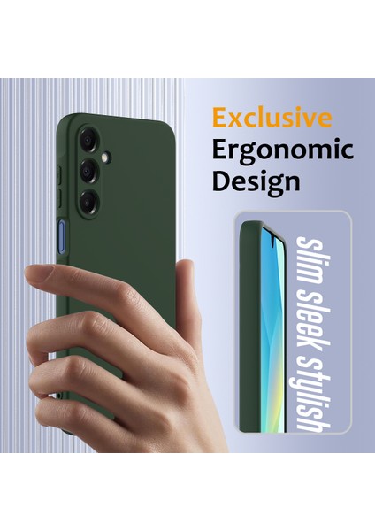 Samsung Galaxy A26 5g Kılıfı Magsafe Anti-Düşme Sıvı Silikon Telefon Kılıfı ile Uyumlu - Koyu Yeşil (Yurt Dışından) fırsatları