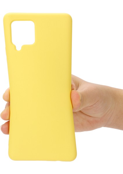 Yumuşak Silikon Cep Telefonu Arka Kılıf Kapak Kabuğu ve Kordon Samsung Galaxy A22 4g (Ab Sürümü)-Sarı (Yurt Dışından) fiyatları