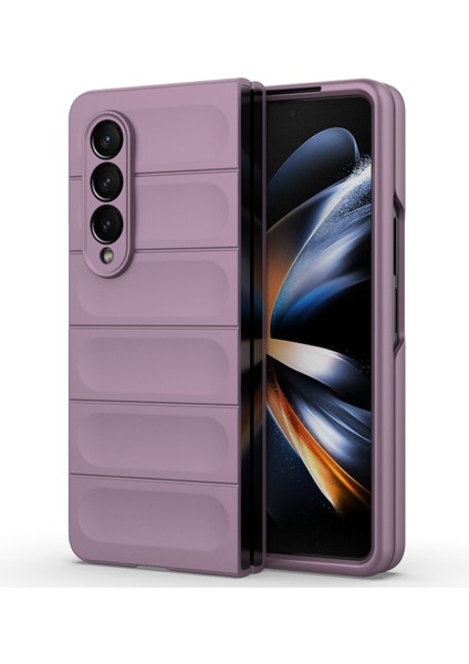 Samsung Galaxy Z Fold4 5g Telefon Kılıfı Sert Pc Darbeye Dayanıklı Kapak-Açık Mor (Yurt Dışından) fırsatları