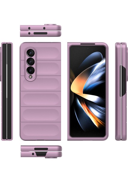 Samsung Galaxy Z Fold4 5g Telefon Kılıfı Sert Pc Darbeye Dayanıklı Kapak-Açık Mor (Yurt Dışından) indirimleri