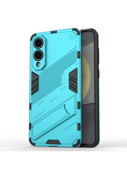 Samsung Galaxy S25 Edge Kılıf Pc+Tpu Darbeye Dayanıklı Telefon Kılıfı Kickstand Ile-Bebek Mavisi (Yurt Dışından)