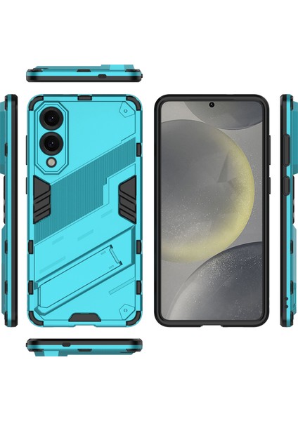 Samsung Galaxy S25 Edge Kılıf Pc+Tpu Darbeye Dayanıklı Telefon Kılıfı Kickstand Ile-Bebek Mavisi (Yurt Dışından) fırsatları