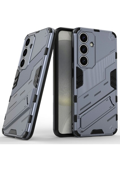 Samsung Galaxy A56 5g Kılıf Pc+Tpu Darbeye Dayanıklı Telefon Kılıfı Kickstand Ile-Gri (Yurt Dışından) modelleri