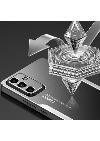 Samsung Galaxy A55 5g Kılıf Alüminyum Alaşım + Tpu + Pc Koruyucu Telefon Kılıfı - Altın (Yurt Dışından) modelleri