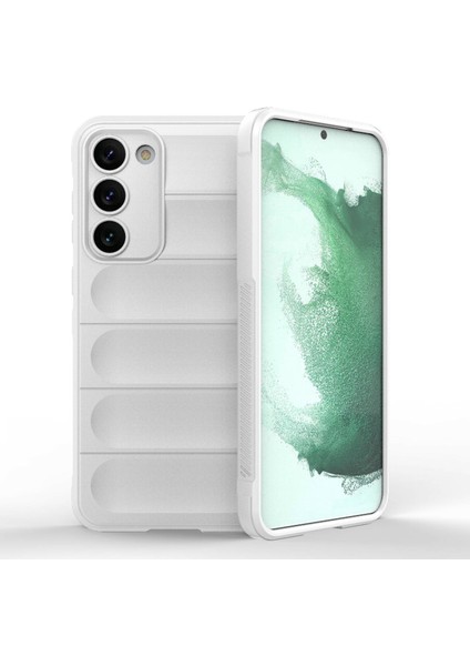 Samsung Galaxy S23 Için Cep Telefonu Kılıfı, Esnek Tpu Düşme Korumalı Sağlam Arka Kapak-Beyaz (Yurt Dışından)