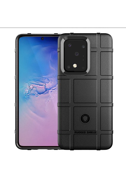 Samsung Galaxy S20 Ultra-Siyah Için Sağlam Kalkan Kare Doku Tpu Kılıf (Yurt Dışından) fırsatları