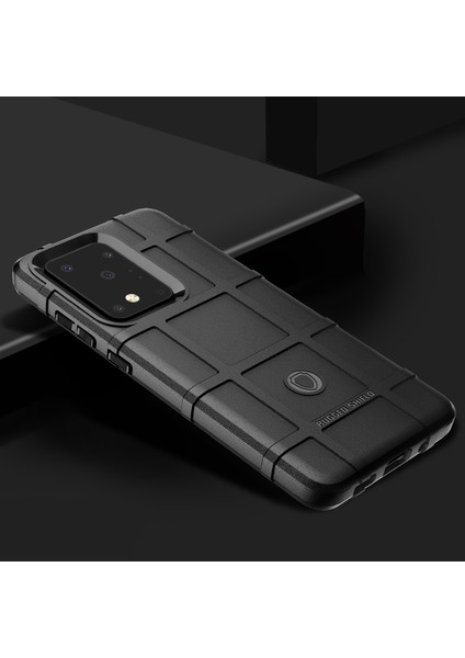 Samsung Galaxy S20 Ultra-Siyah Için Sağlam Kalkan Kare Doku Tpu Kılıf (Yurt Dışından) indirimleri