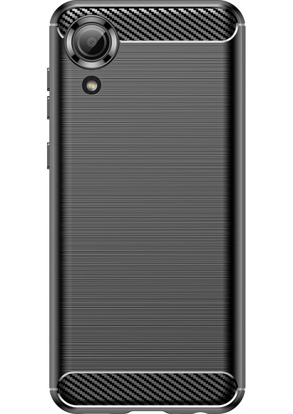 Samsung Galaxy A03 Core Için 1.8mm Tpu Kılıf, Fırçalanmış Yüzey Karbon Fiber Doku Parmak Izi Önleyici Arka Kapak-Siyah (Yurt Dışından) modelleri