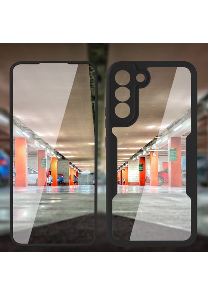 Pet Ekran Koruyucu + Akrilik + Tpu Kılıf Darbeye Dayanıklı Çok Yönlü Koruma Telefon Kılıfı Samsung Galaxy S22 + 5g - Mor (Yurt Dışından) fırsatları