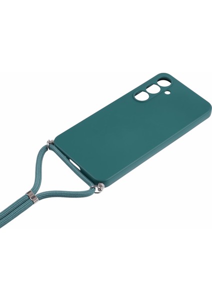 Samsung Galaxy S25 Çapraz Askılı Kılıf Esnek Tpu Fiber Astarlı Darbeye Dayanıklı Telefon Kılıfı-Ordu Yeşili (Yurt Dışından) modelleri