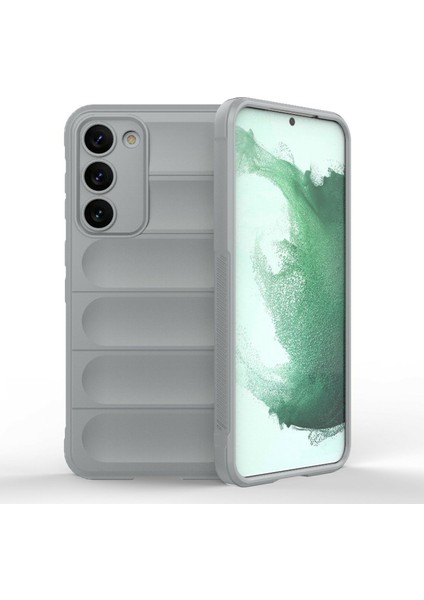 Samsung Galaxy S23 Için Cep Telefonu Kılıfı, Esnek Tpu Düşme Korumalı Sağlam Arka Kapak-Açık Gri (Yurt Dışından)