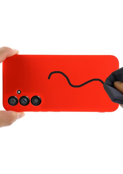 Samsung Galaxy A54 5g Çizilmez Sıvı Silikon Telefon Kılıfı Koruyucu Kılıf Askılı-Kırmızı (Yurt Dışından) fırsatları