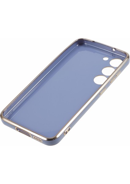 Samsung Galaxy S22 5g Için Darbeye Dayanıklı Tpu Telefon Kılıfı Elektrokaplama 6d Parlak Telefon Kılıfı-Mavi (Yurt Dışından) indirimleri