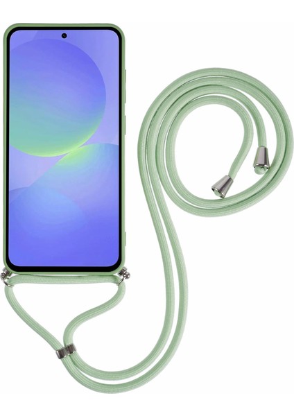 Samsung Galaxy A56 5g Kılıf Esnek Tpu Fiber Astar Darbeye Dayanıklı Çapraz Askılı Telefon Kılıfı-Matcha Yeşili (Yurt Dışından) indirimleri