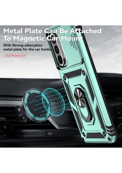 Samsung Galaxy A36 5G/A56 5g Kılıf Pc+Tpu Telefon Kılıfı Lens Korumalı Destekli-Siyahımsı Yeşil (Yurt Dışından) indirimleri