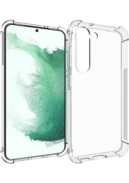 Samsung Galaxy S23+KAYMAZ Kristal Şeffaf Telefon Kılıfı Kalınlaştırılmış Köşe Darbeye Dayanıklı Tpu Kapak (Yurt Dışından)