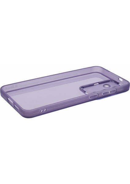 Dksm Serisi Samsung Galaxy S23 Fe Kılıf Elektrokaplama Kamera Çerçeve Tpu Telefon Kılıfı-Şeffaf Mor (Yurt Dışından) modelleri