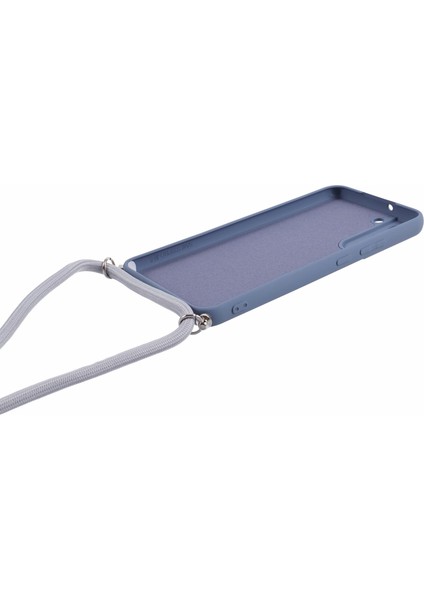 Samsung Galaxy S21+5G Kılıf Tpu Cep Telefonu Kılıfı Uzun Askılı-Lavanta Gri (Yurt Dışından) fırsatları