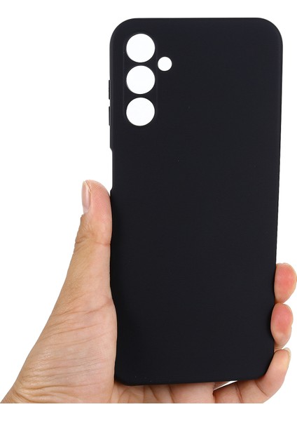 Samsung Galaxy M54 5G/F54 5g Sıvı Silikon Arka Kapak Yumuşak Astarlı Düşmeye Dayanıklı Cep Telefonu Kılıfı-Siyah (Yurt Dışından) fiyatları